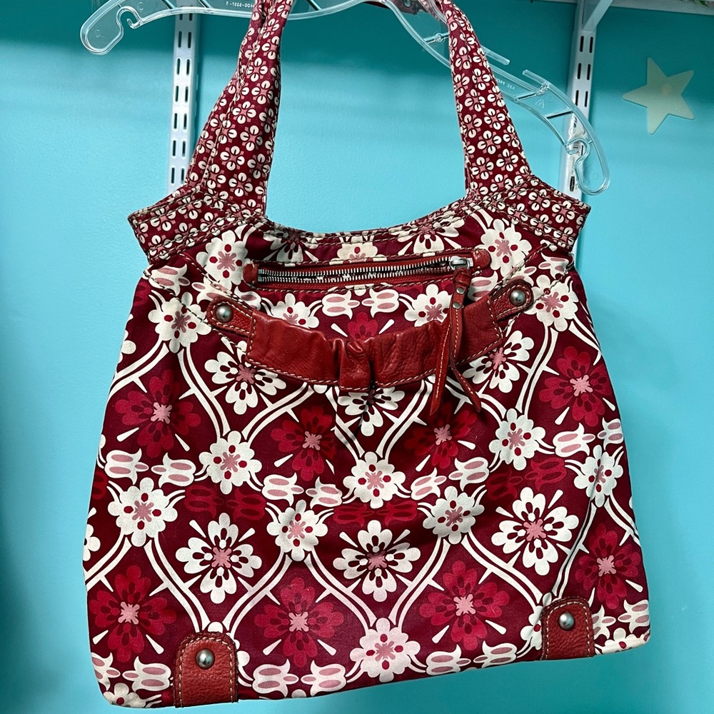 Like New! Fossil Bag And Matching Wallet - image 2